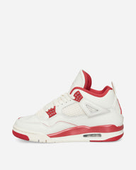 Women's 4 Sneakers Pale Ivory / Tough Red