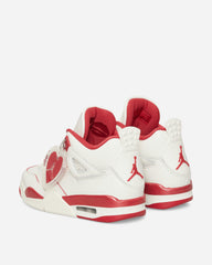 Women's 4 Sneakers Pale Ivory / Tough Red