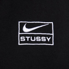 Stussy x Stone Washed Fleece Zip Hoodie 'Black' (2025)