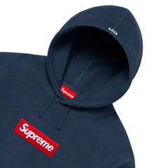 Supreme Box Logo Hooded Sweatshirt 'Navy' (2024)