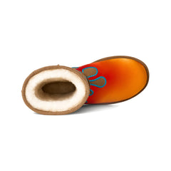 Classic Short Boot 'Jeremy Scott Flames Chestnut' (2025)