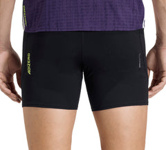Adizero Pocket 5 Inch Mens Short Running Tights - Black
