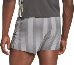 Adizero Pro 3 Inch Mens Running Shorts - Grey