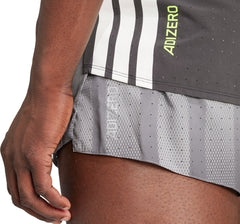 Adizero Pro 3 Inch Mens Running Shorts - Grey