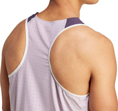 Adizero Promo Mens Running Vest - Purple