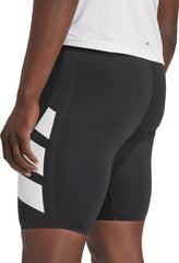 Adizero Road To Records Mens Short Running Tights - Black