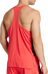 Adizero Road To Records Mens Running Vest - Red