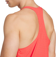 Adizero Road To Records Mens Running Vest - Red
