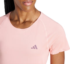 Adizero Short Sleeve Womens Running Top - Pink