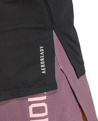 Adizero Short Sleeve Mens Running Top - Black