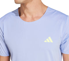 Adizero Short Sleeve Mens Running Top - Blue