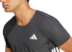 Adizero Short Sleeve Mens Running Top - Black