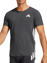 Adizero Short Sleeve Mens Running Top - Black