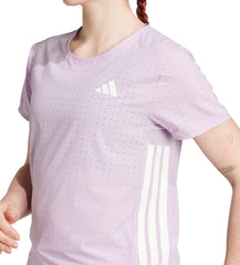 Adizero Short Sleeve Womens Running Top - Purple