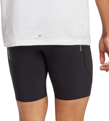 Adizero Mens Short Running Tights - Black