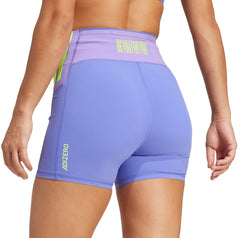 Adizero Womens Short Running Tights - Purple