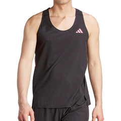 Adizero Mens Running Vest - Black