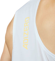 Adizero Mens Running Vest - White