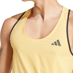 Adizero Mens Running Vest - Yellow