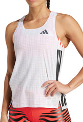 Adizero Womens Running Vest Tank Top - White