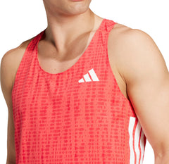 Adizero Mens Running Vest - Red