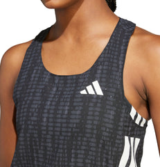 Adizero Womens Running Vest Tank Top - Black