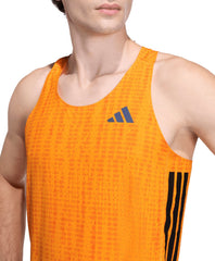 Adizero Mens Running Vest - Orange