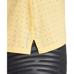 Adizero Womens Running Vest Tank Top - Yellow