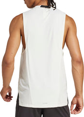 Designed For Training Intensity Mens Training Vest - White