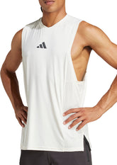 Designed For Training Intensity Mens Training Vest - White