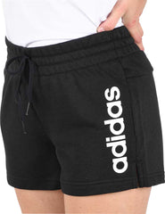 Essentials Slim Logo Womens Training Shorts - Black
