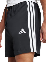 Essentials 3 Stripes Chelsea Mens Training Shorts - Black