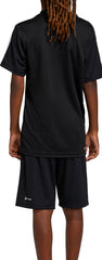Essentials 3 Stripes Junior Training Set - Black