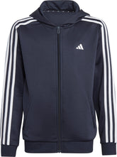 Essentials AeroReady 3 Stripes Junior Training Track Jacket - Blue