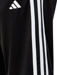 Essentials 3 Stripes Junior Training Shorts - Black