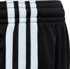 Essentials 3 Stripes Junior Training Shorts - Black