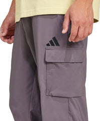Essentials Small Logo Mens Cargo Pants - Grey