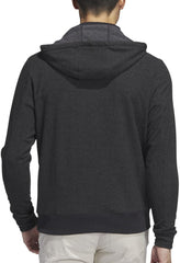 Go To Quarter Zip Long Sleeve Mens Golf Hoody - Black