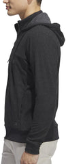 Go To Quarter Zip Long Sleeve Mens Golf Hoody - Black