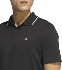 Go To Pique Short Sleeve Mens Golf Polo Shirt - Black