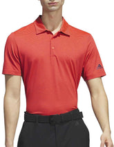 Ottoman Stripe Short Sleeve Mens Golf Polo Shirt - Red