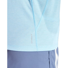 Own The Run 3 Stripes Short Sleeve Womens Running Top - Blue