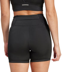 Own The Run 5 Inch Womens Short Running Tights - Black