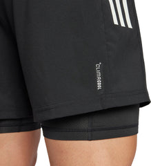 Own The Run ClimaCool 2 In 1 Mens Running Shorts - Black
