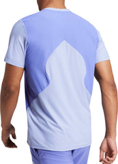 Own The Run Colourblock Short Sleeve Mens Running Top - Blue