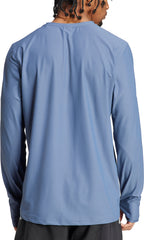 Own The Run Long Sleeve Mens Running Top - Blue