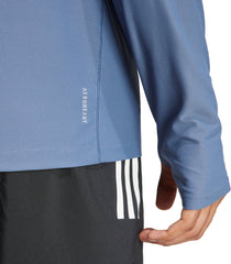 Own The Run Long Sleeve Mens Running Top - Blue
