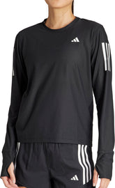 Own The Run Long Sleeve Womens Running Top - Black