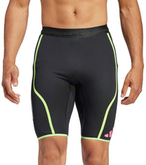 Adizero Promo Mens Short Running Tights - Black