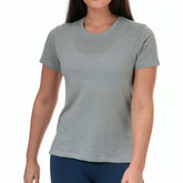 Logo Go To Short Sleeve Womens Training Top - Grey